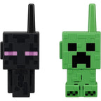 eKids Minecraft Walkie Talkies front view featuring molded Creeper and Enderman designs