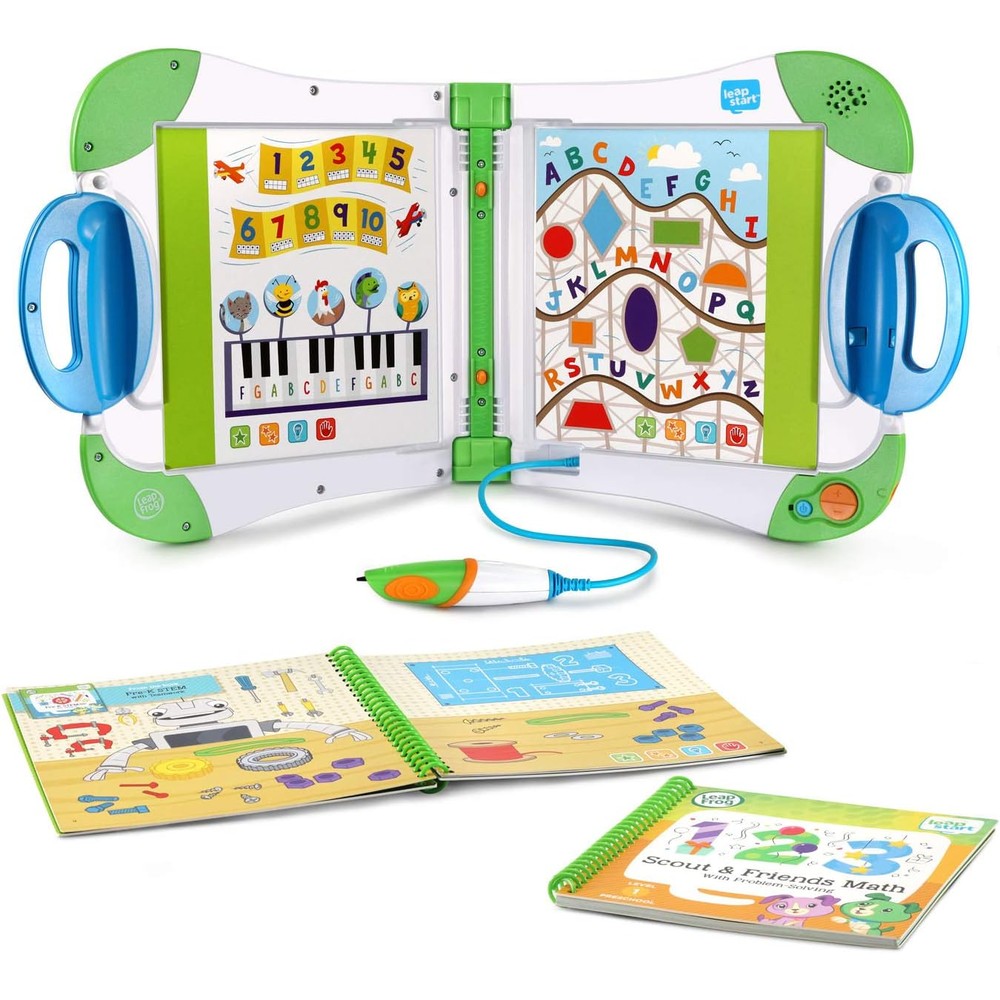 LeapFrog LeapStart Preschool Success green interactive learning system front view closed console