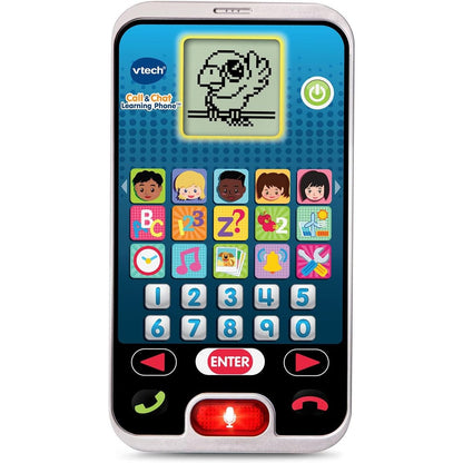 VTech Call And Chat Learning Phone Interactive Educational Toy Smartphone For Toddlers Multicolor Variant