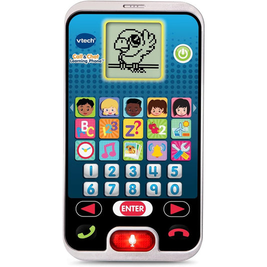VTech Call And Chat Learning Phone Interactive Educational Toy Smartphone For Toddlers Multicolor Variant