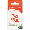 Yoto Phonics Letters and Sounds Phase One audio cards front pack view