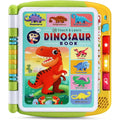 LeapFrog Touch and Learn Dinosaur Book interactive educational toy front view showing colorful dinosaur illustrations