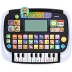 VTech Little Apps Light-Up Tablet front view showcasing colorful interactive buttons and piano keyboard