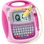 LeapFrog Mr Pencil Scribble Write and Read Pink front view interactive learning tablet