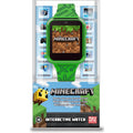 Accutime Minecraft Kids Interactive Smart Watch front view displaying pixelated green block pattern strap