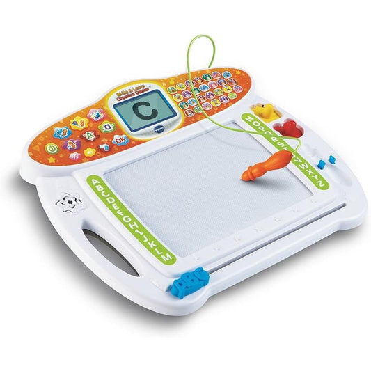 VTech Write and Learn Creative Center White front view showing interactive screen and stylus