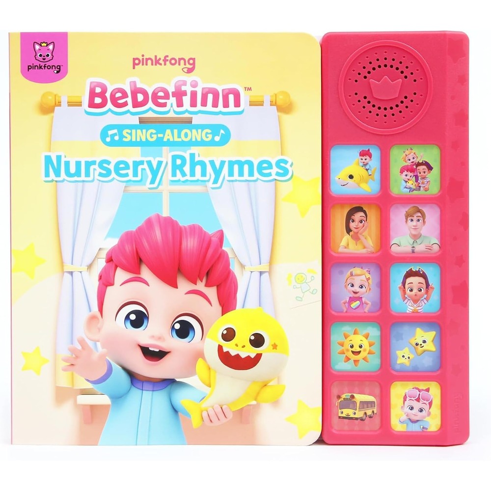 Pinkfong Bebefinn Sing-Along Nursery Rhymes Sound Book front cover
