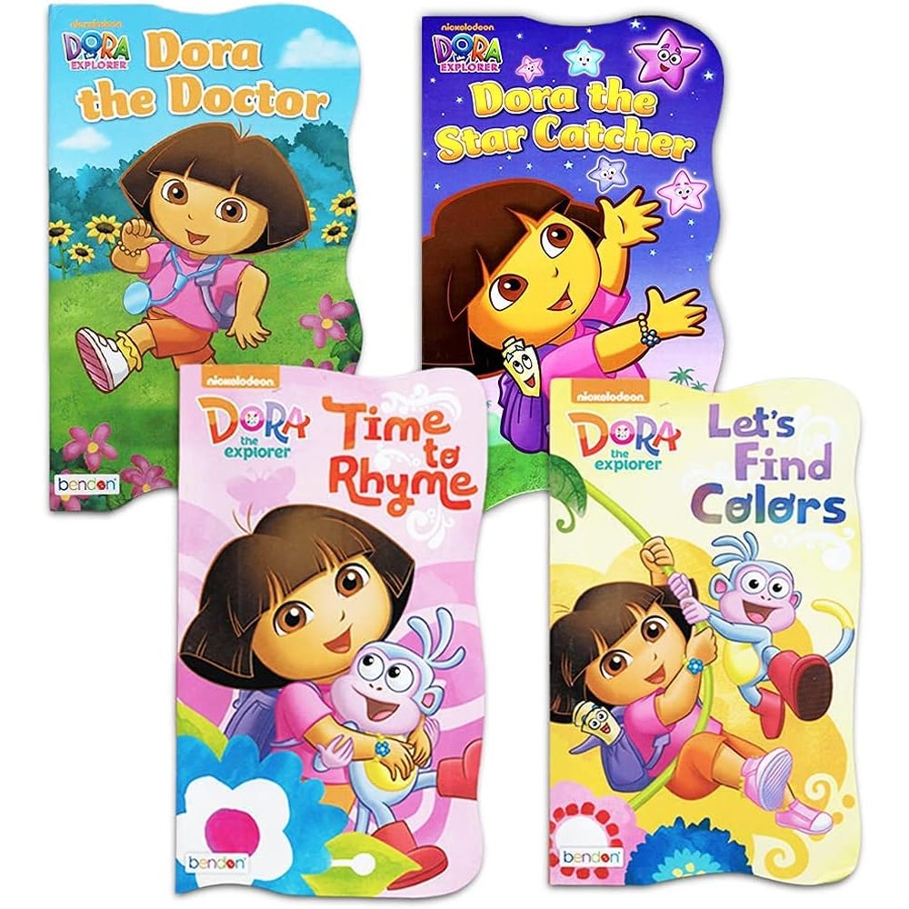 Nickelodeon Dora The Explorer board books set of four front view