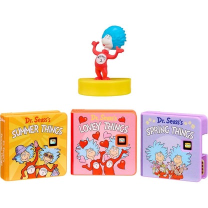 Little Tikes Dr. Seuss Thing 2 Collection front view with story cartridges