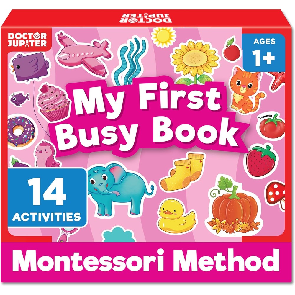 Doctor Jupiter My First Montessori Busy Book front cover