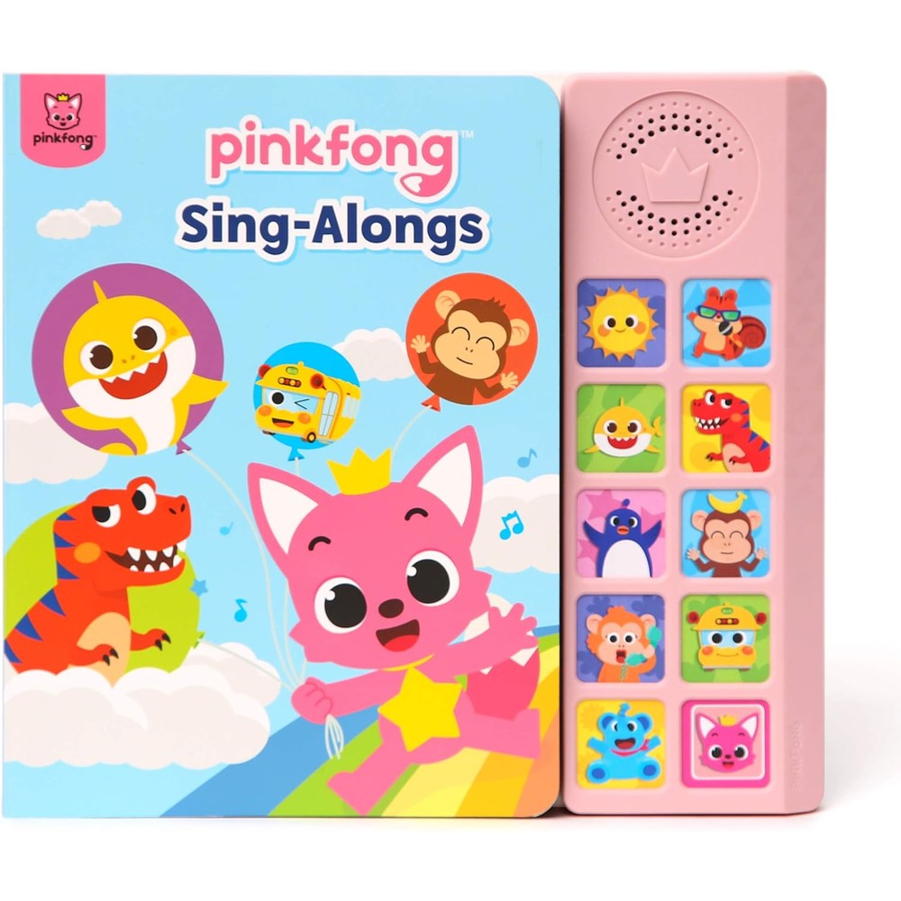 Pinkfong Sing-Alongs 10 Button Sound Book front cover with Baby Shark branding