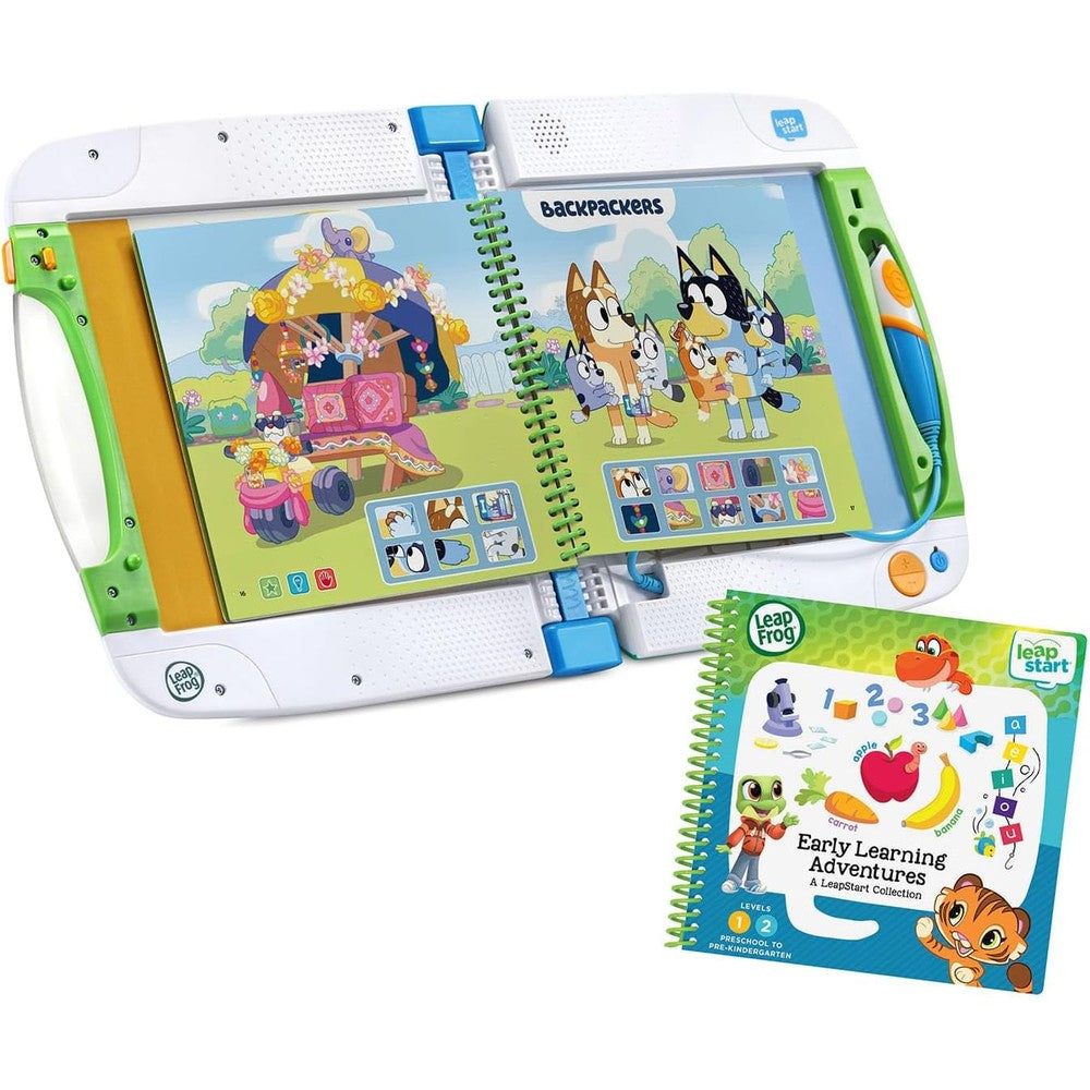 LeapFrog LeapStart Bluey Fun and Games Activity Bundle front view
