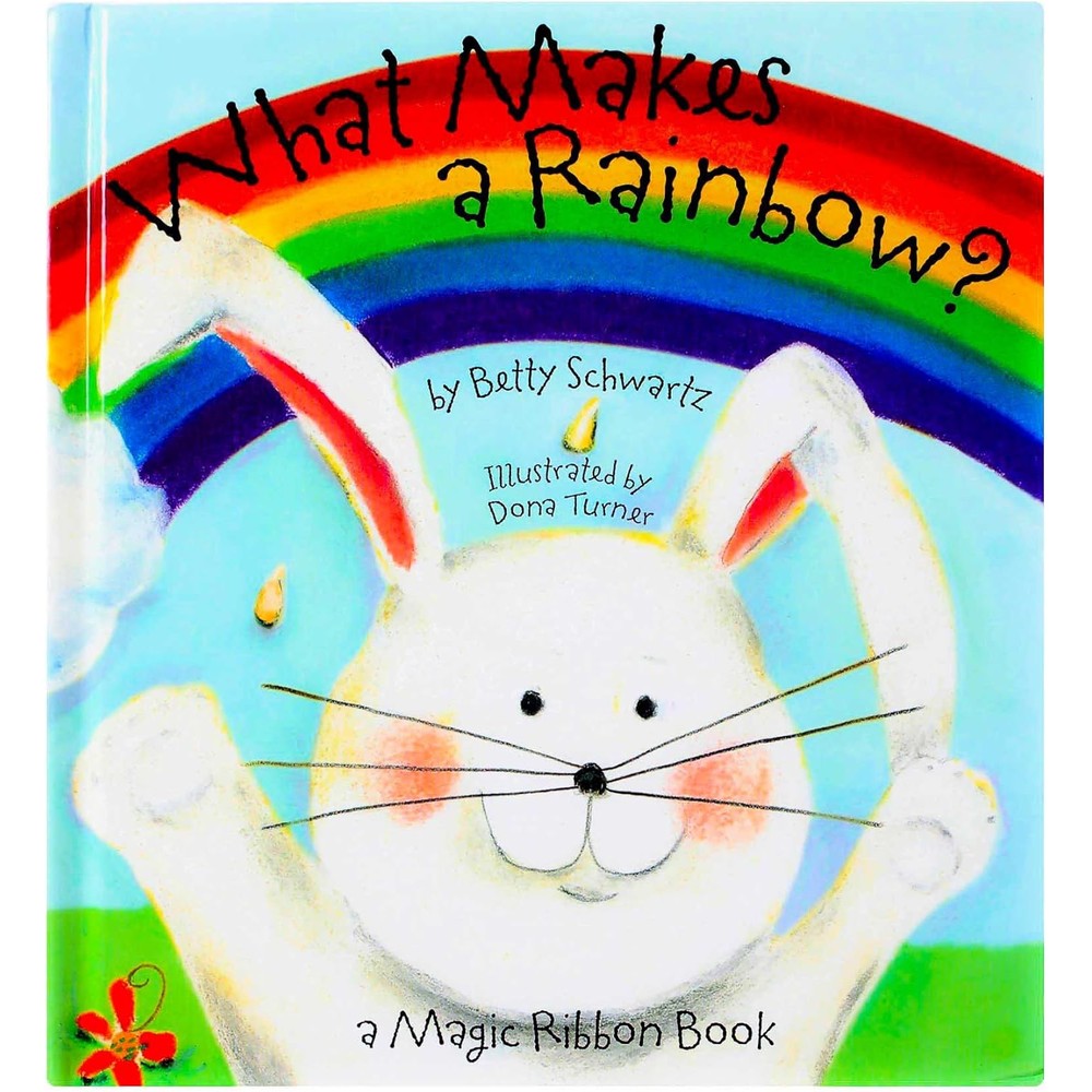 Disney What Makes A Rainbow Magic Ribbon Book front view interactive board book
