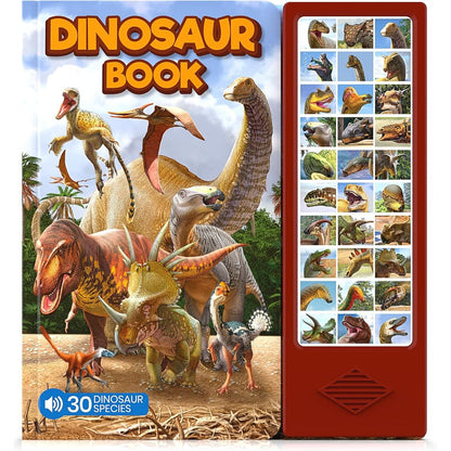 Hemalleon dinosaur interactive sound book front cover view