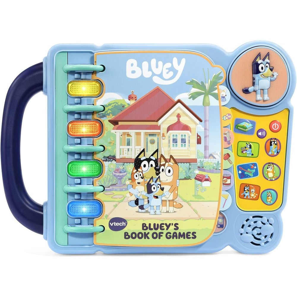 VTech Bluey Bluey's Book of Games front view showing character cover