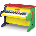 Melissa & Doug Learn to Play Piano front view showing twenty five colored keys.