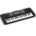 Raimy 37 keys kids keyboard piano front view in black