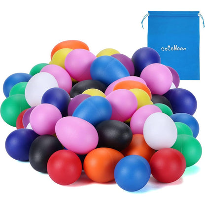 COCOMOON Egg Shakers forty piece baby musical instrument kit front view showcase