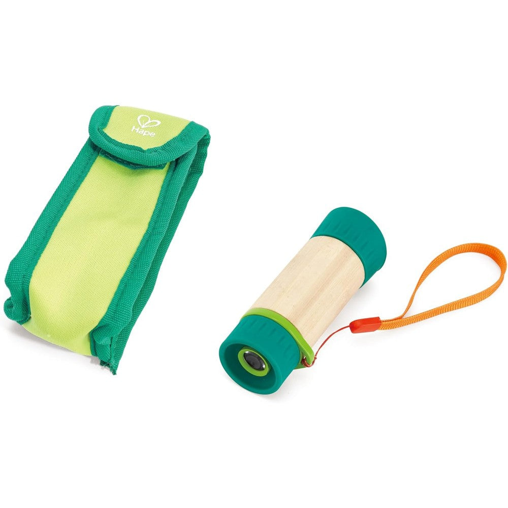 Hape adjustable telescope front view eco friendly bamboo spy gear for kids
