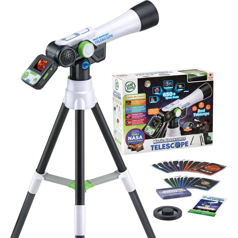 LeapFrog Magic Adventures Telescope front view digital space exploration toy for kids