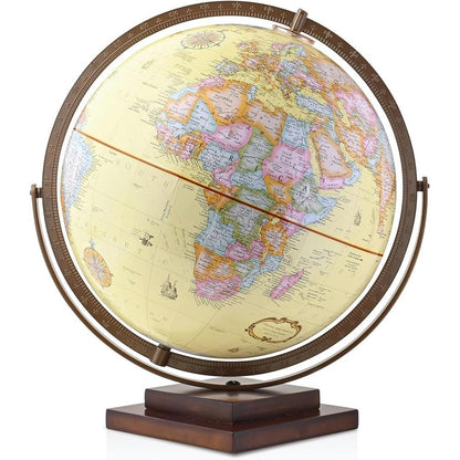 Waypoint Geographic Revolution 12 inch desktop globe front view