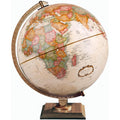 Replogle World Classic Globe 12 Inch desktop view showcasing antique ocean map on a dark wood desk.