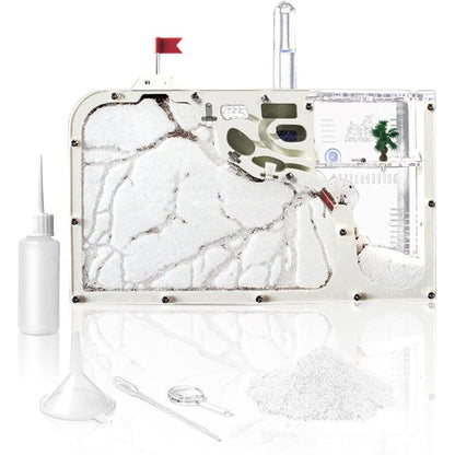 ELNMLHT Ant Nest Farm Castle educational science kit front view highlighting clear acrylic observation panels