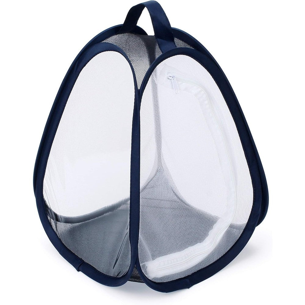 RESTCLOUD Mini Butterfly Habitat front view showing the clear vinyl window panel for insect observation.