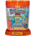 Sea Monkeys Ocean Zoo Neon premium educational aquarium kit front view showcasing the bright neon plastic tank with built in magnifying lenses