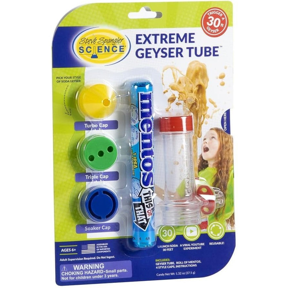 Steve Spangler Science Extreme Geyser Tube science kit front view packaging