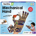Smartivity DIY Robotic Mechanical Hand STEM toy front view showing wooden components