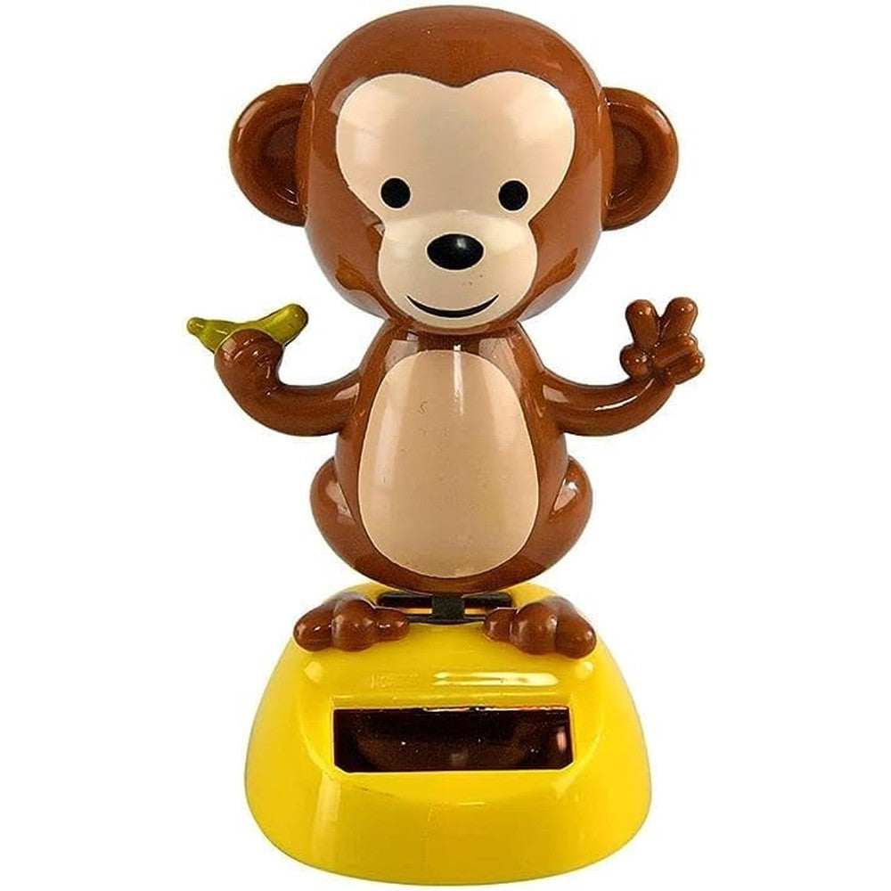 BWESOO cute monkey solar power dancing figure front view dashboard toy
