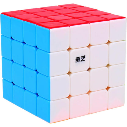 BestCube QiYi 4x4 Qiyuan S speed cube front view showing vibrant stickerless colors