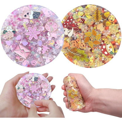 Achilleas Picky Pad Two Pack front view showing multicolor silicone sensory pads for anxiety relief.
