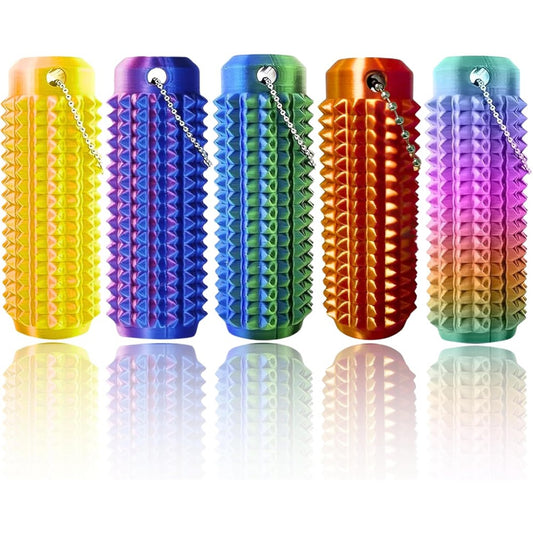 Kidatoy Little Ouchies spiky fidget keychain front view