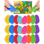Lesong 24 pack sensory fidget stones front view for stress relief.