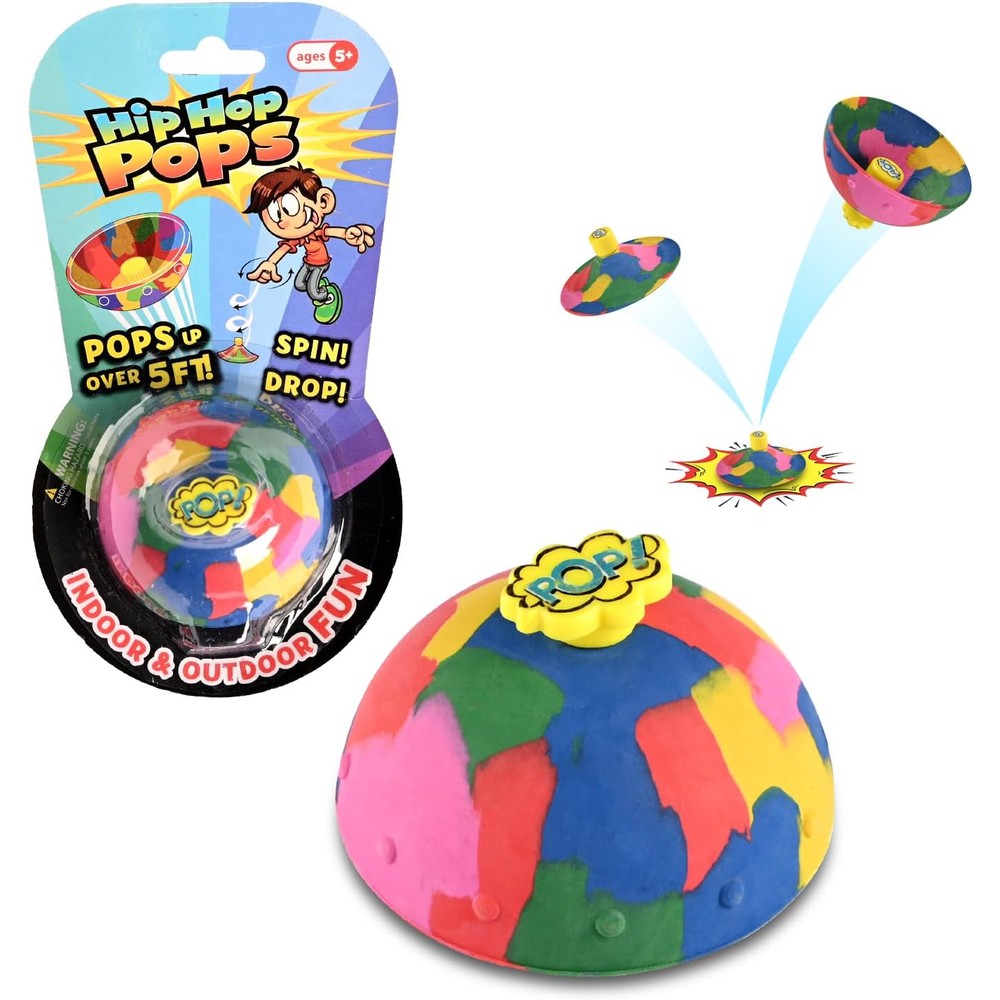Squickle bounce bowls camouflage fidget toy front view showing multi color tie dye pattern