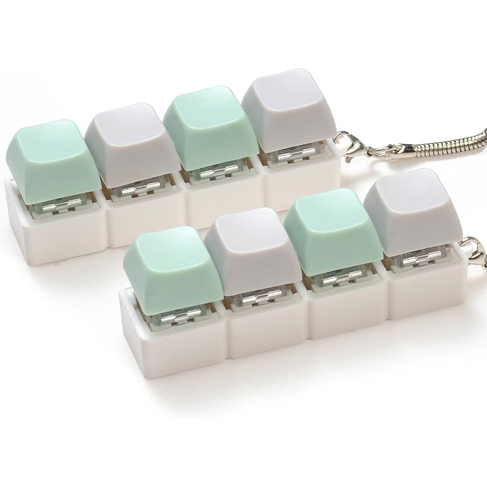 Sumgsn mechanical keyboard fidget toy keychain front view for stress relief