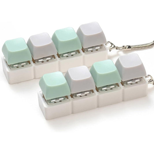 Sumgsn mechanical keyboard fidget toy keychain front view for stress relief