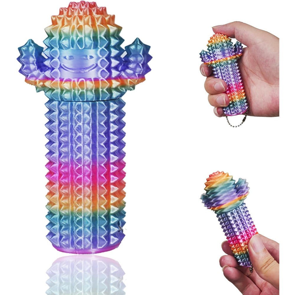SnapMorph Little Ouchies Cactus Fidget Toy front view