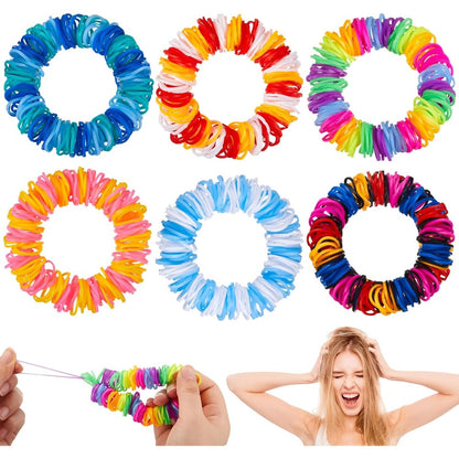 Hiboom skin picking fidget toys front view pack of six bright colors