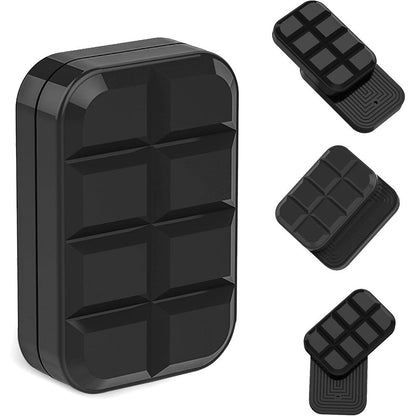 WSHWXY metal fidget slider chocolate black front view premium magnetic haptic gadget