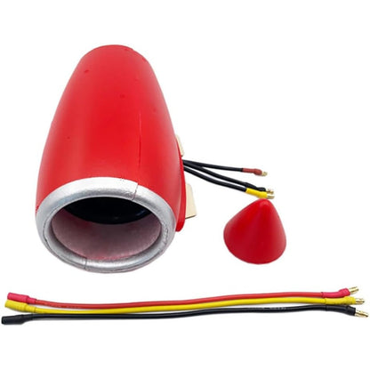 XFLY-MODEL 64mm EDF Nacelle upgrade part front view for RC glider conversion