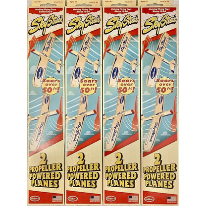 Guillow Sky Streak balsa wood model airplane twin packs packaging view