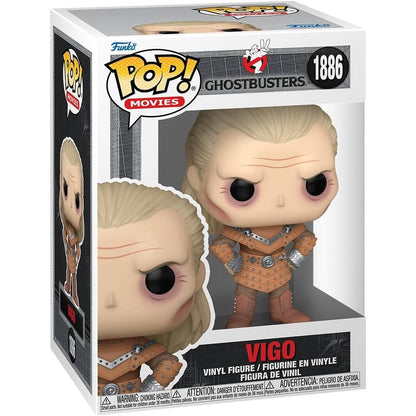 Funko Pop Movies Ghostbusters II Vigo vinyl figure front view in official packaging