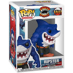 Funko Pop Television Street Sharks Ripster vinyl figure front view collection showcase