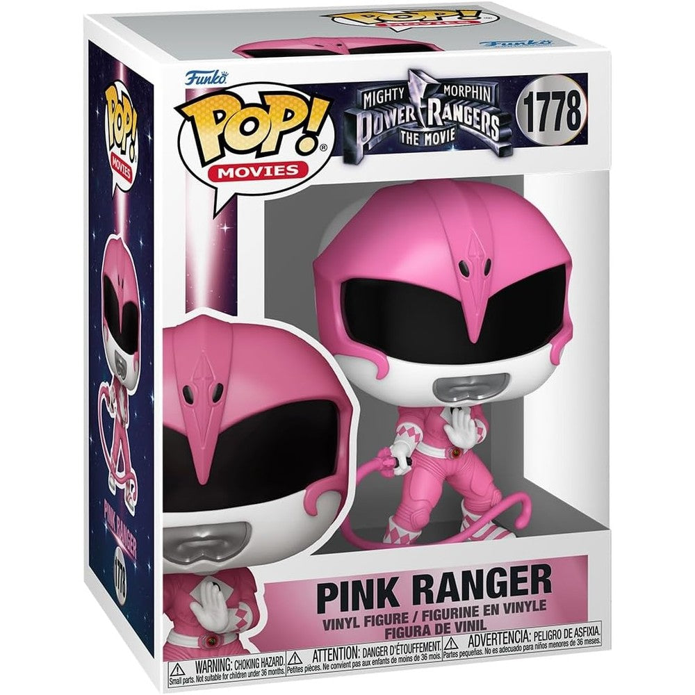 Funko Pop Movies Power Rangers Pink Ranger front view collectible figure