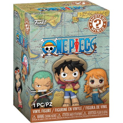 Funko One Piece Mystery Mini front view of the official blind box packaging.
