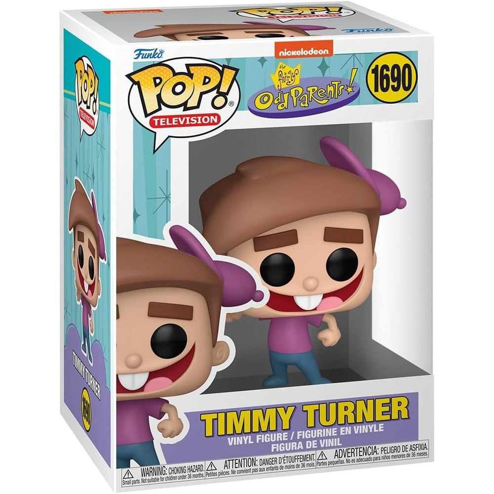 Funko Pop Fairly OddParents Timmy Turner vinyl figure front view in window box packaging