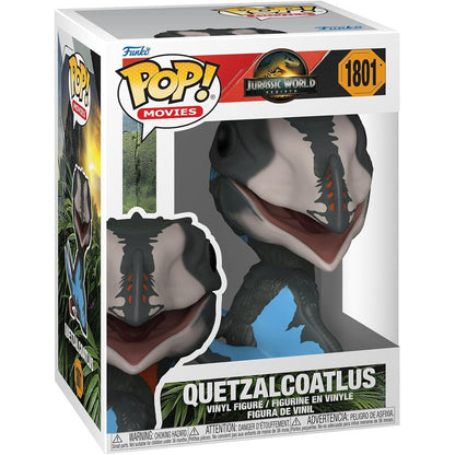 Funko Pop Movies Jurassic World Rebirth Quetzalcoatlus front view in window box packaging